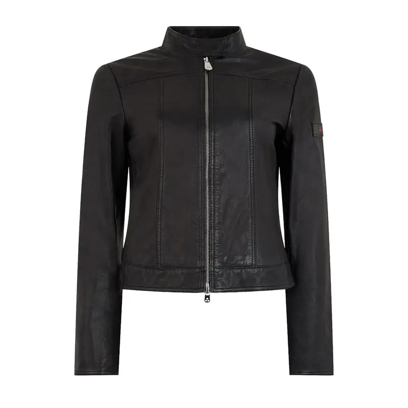 BIKER IN PELLE TINTURA ADELIA LE VEG DONNA