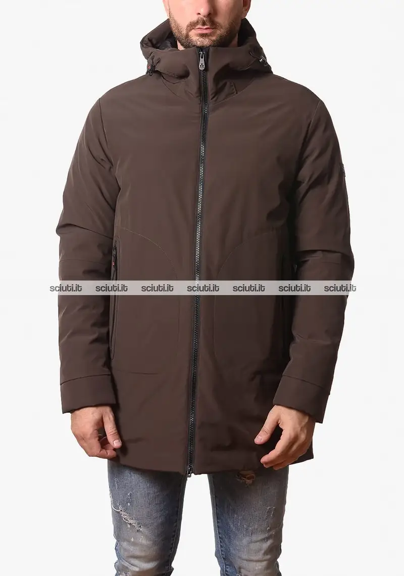 Cappotto Peuterey uomo marrone Metide SRT 01