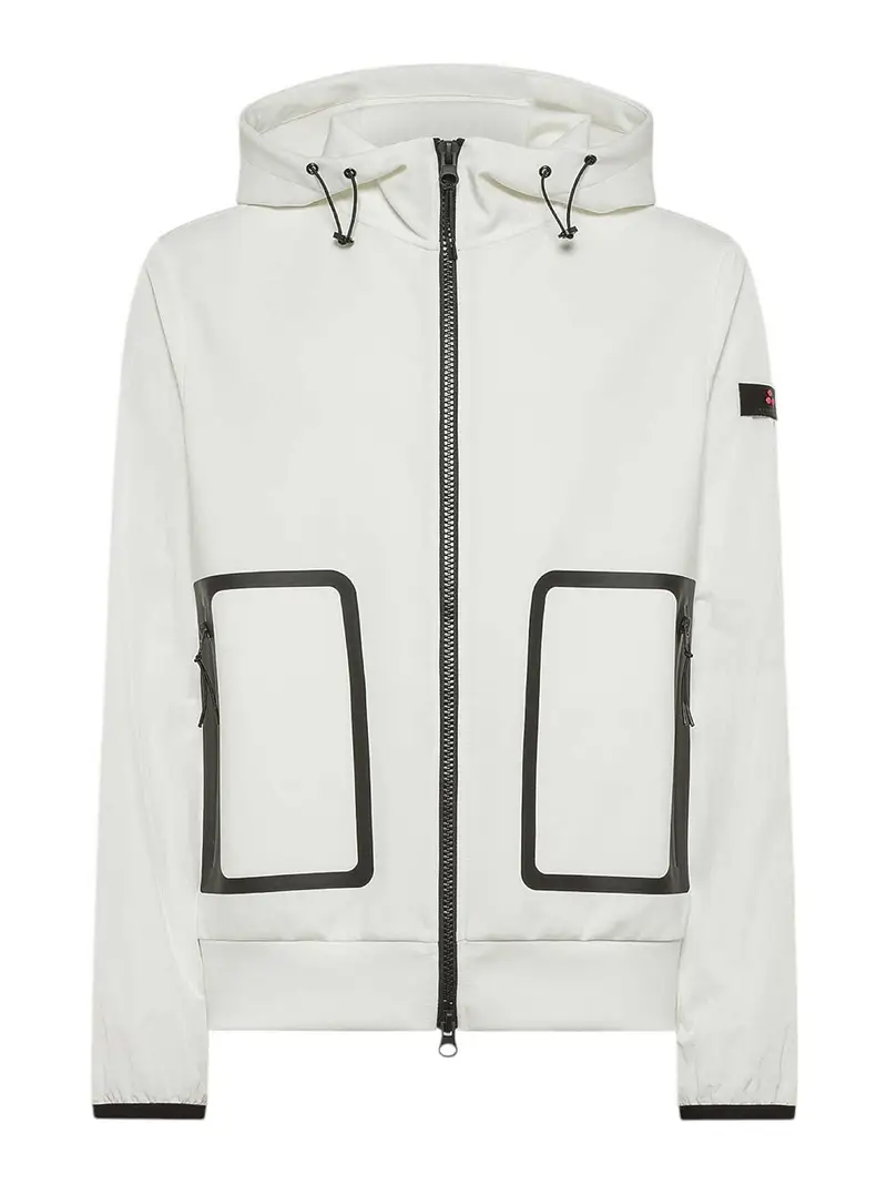 Giacca leggera in tessuto tecnico Bianco