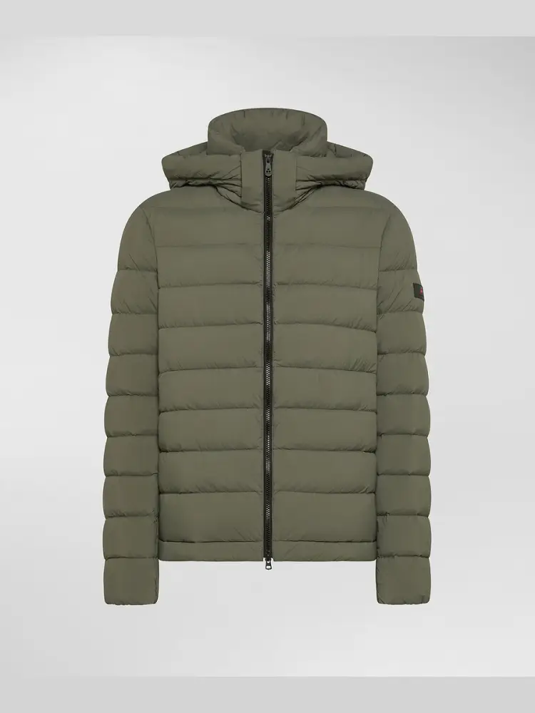 giubbotto boggs 04 piumino in nylon superleggero verde militare