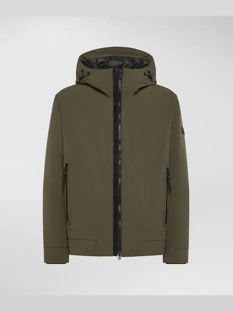 giubbotto loge in soft schell verde militare