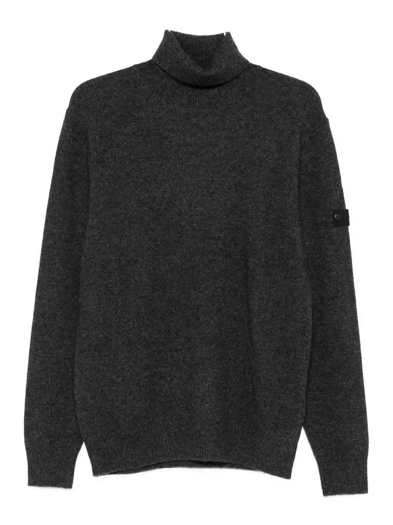Maglione A Collo Alto Grigio