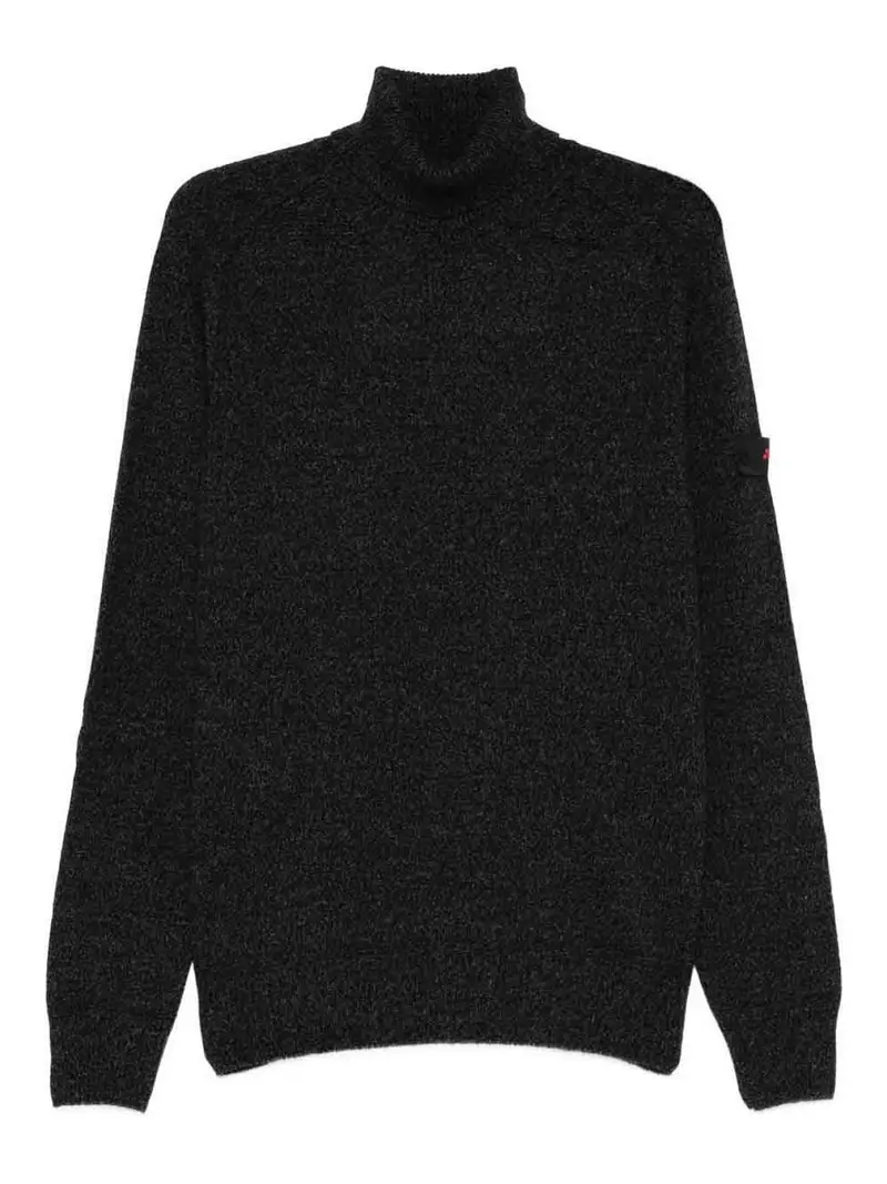 Maglione A Collo Alto Nero