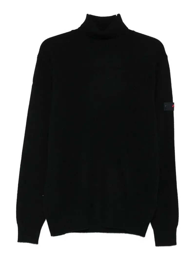 Maglione A Collo Alto Nero