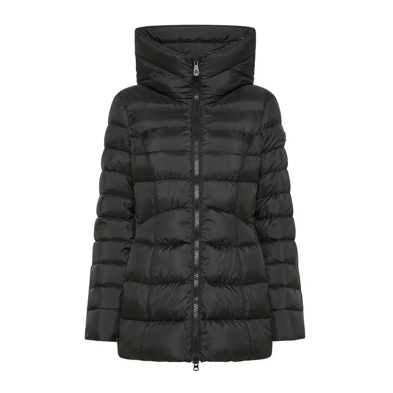 PIUMINO CON CAPPUCCIO ESDRA DONNA Nero