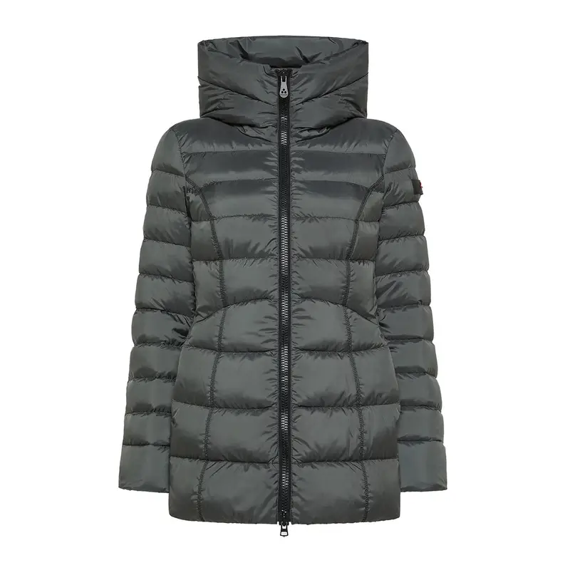 PIUMINO CON CAPPUCCIO ESDRA DONNA Verde