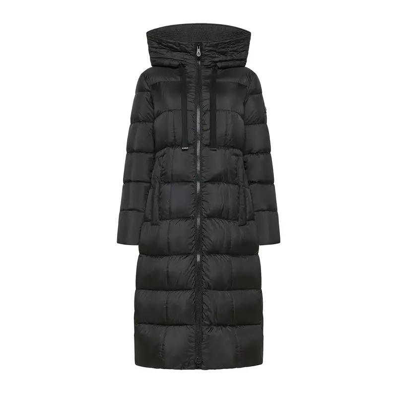 PIUMINO LUNGO NUNKY MQN DONNA Nero