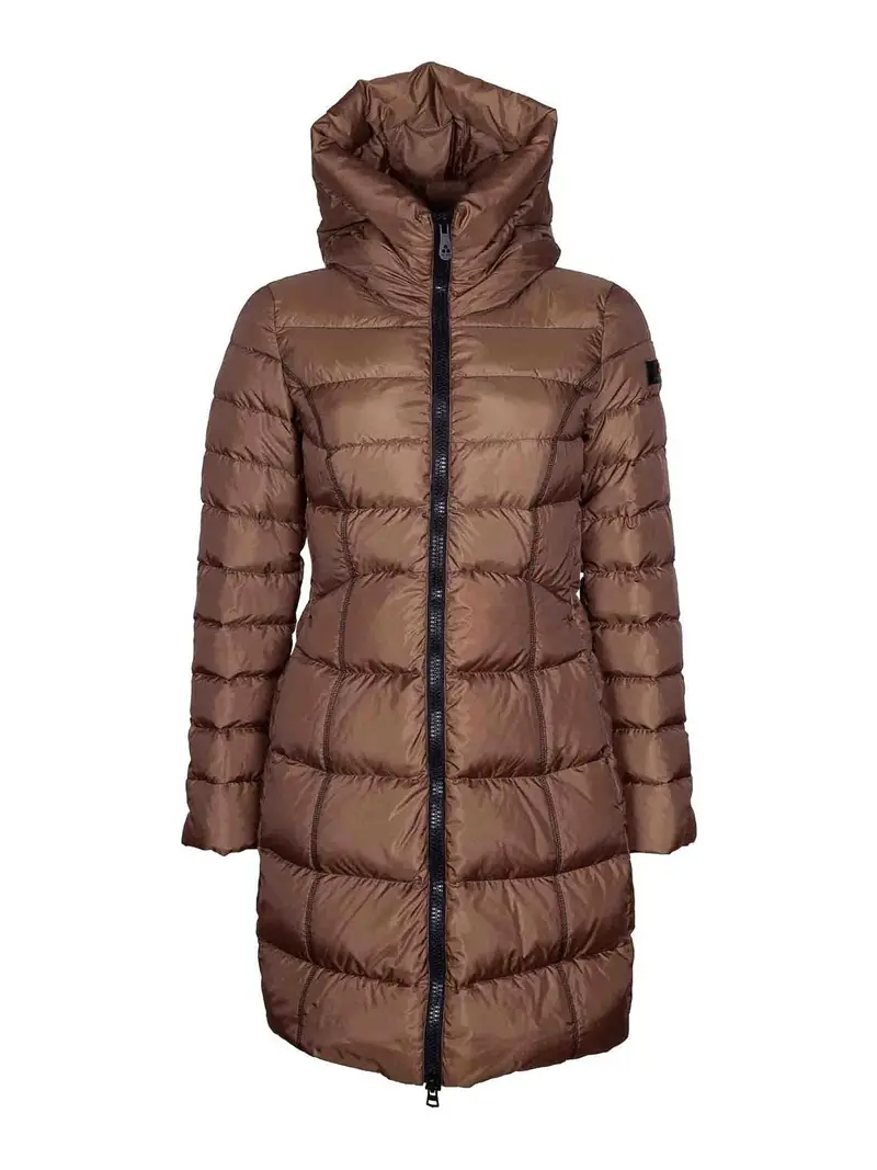 Piumino Trapuntato Levaria Mqn Marrone Chiaro