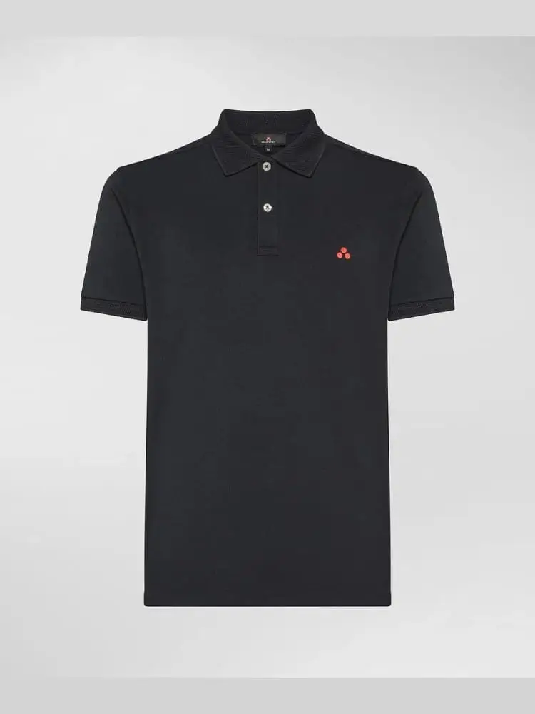polo blu navy uomo mini logo