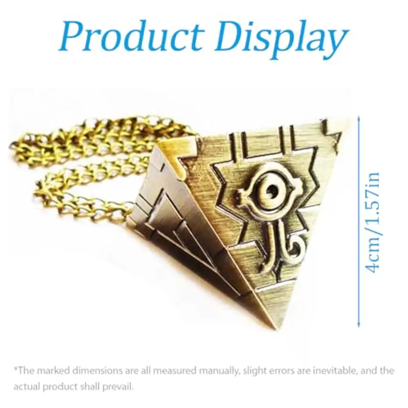 PEXIVOZ Collana Duel M0nsters, Collana Cosplay, Millennium Collana Puzzle Pendente, Lega di Zinco miniatura 2