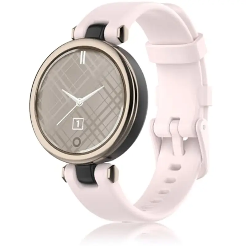 Pheant Cinturino Compatibile con Garmin Lily Cinturini di Ricambio in Silicone per Donne, Rosa