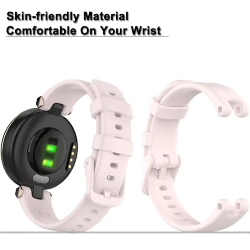 Pheant Cinturino Compatibile con Garmin Lily Cinturini di Ricambio in Silicone per Donne, Rosa miniatura 2