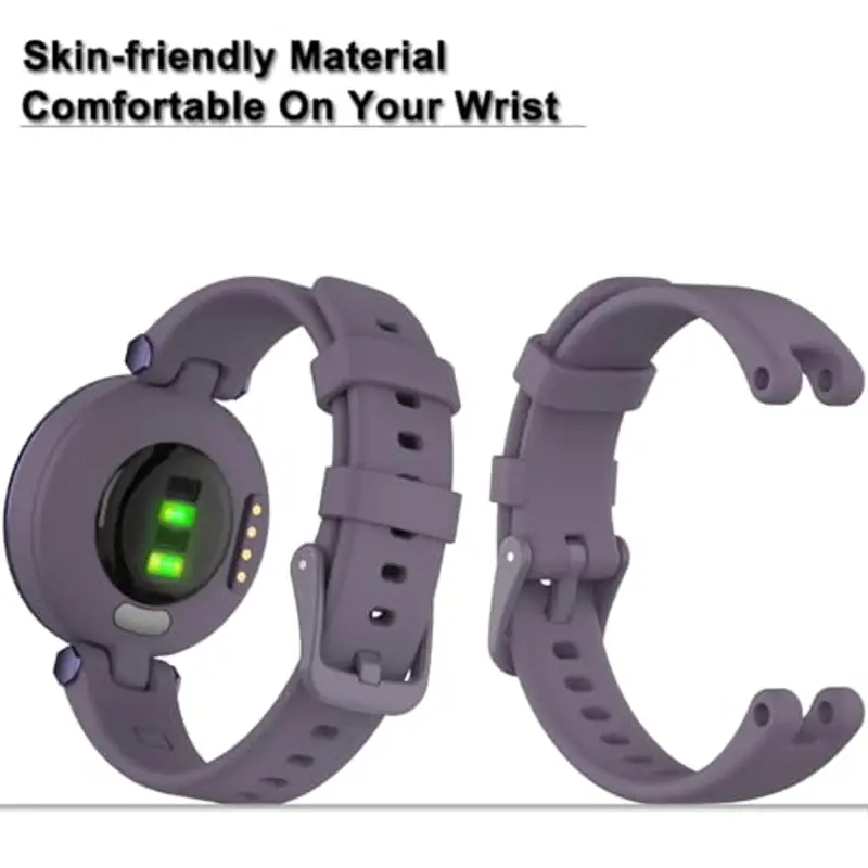Pheant Cinturino Compatibile con Garmin Lily Cinturini di Ricambio in Silicone per Donne, Viola miniatura 2