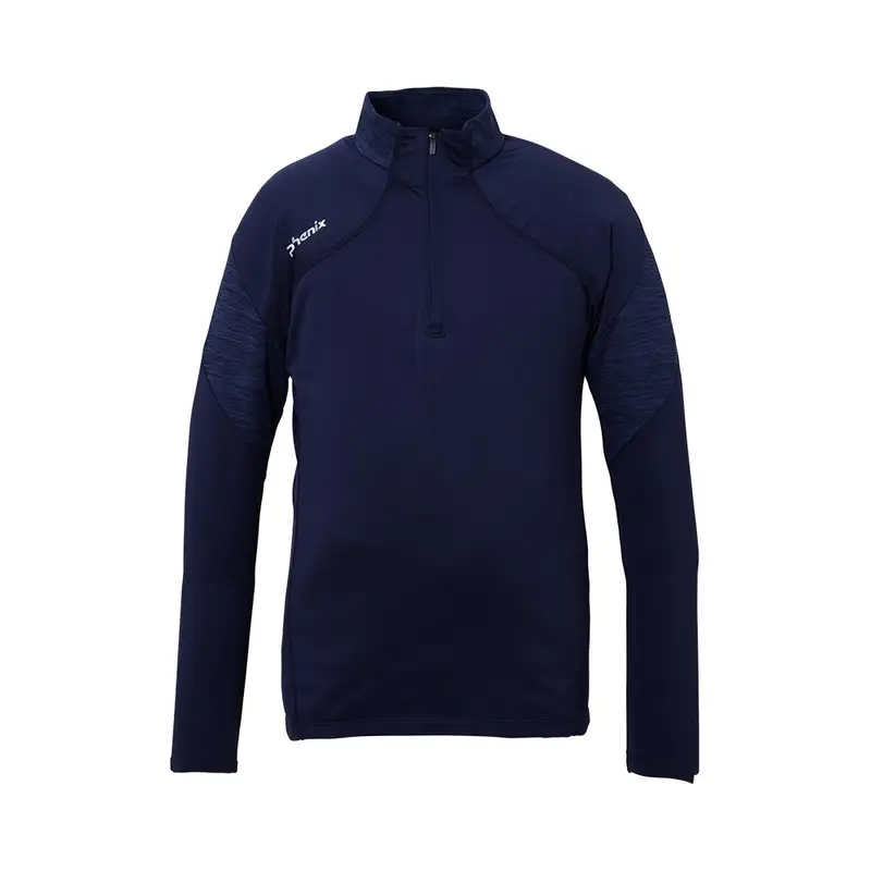 Felpa In Pile Alto 1 2 Zip Tee Blu Uomo S