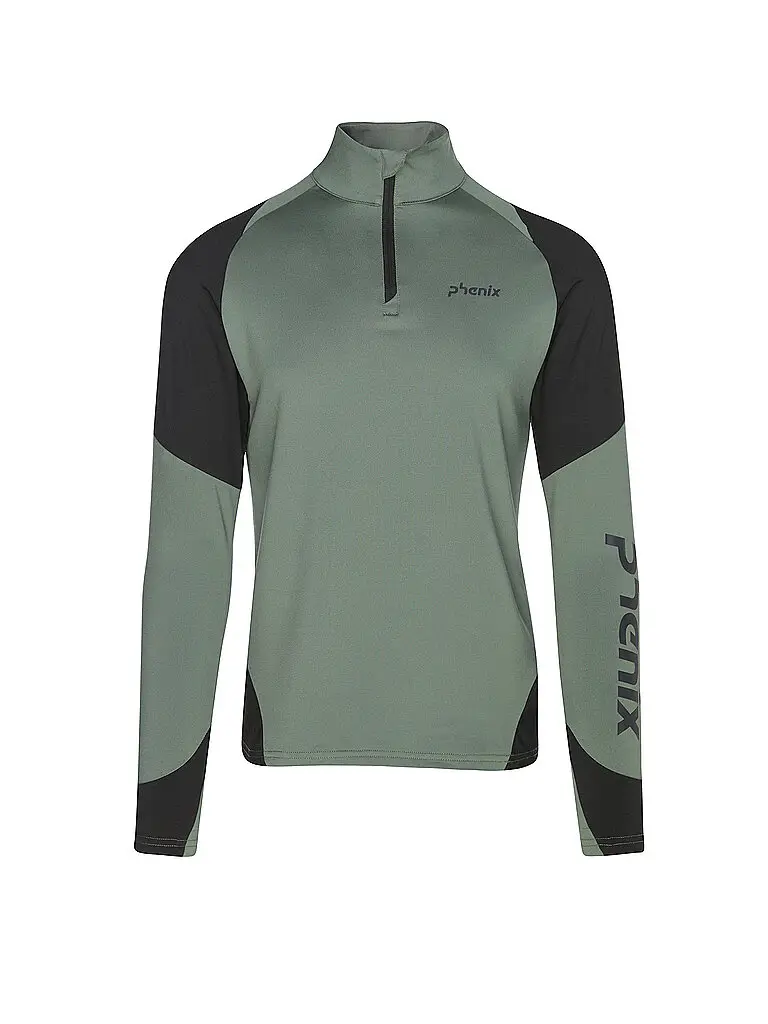 Zipshirt intimo da uomo oliva | 48