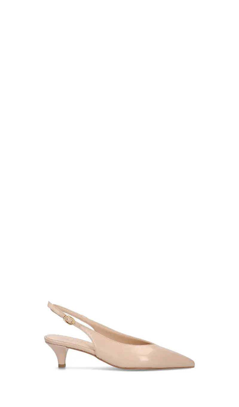 Slingback donna sabbia in pelle Vario