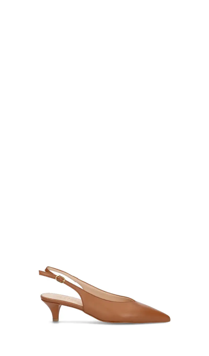 Slingback donna sella in pelle Vario