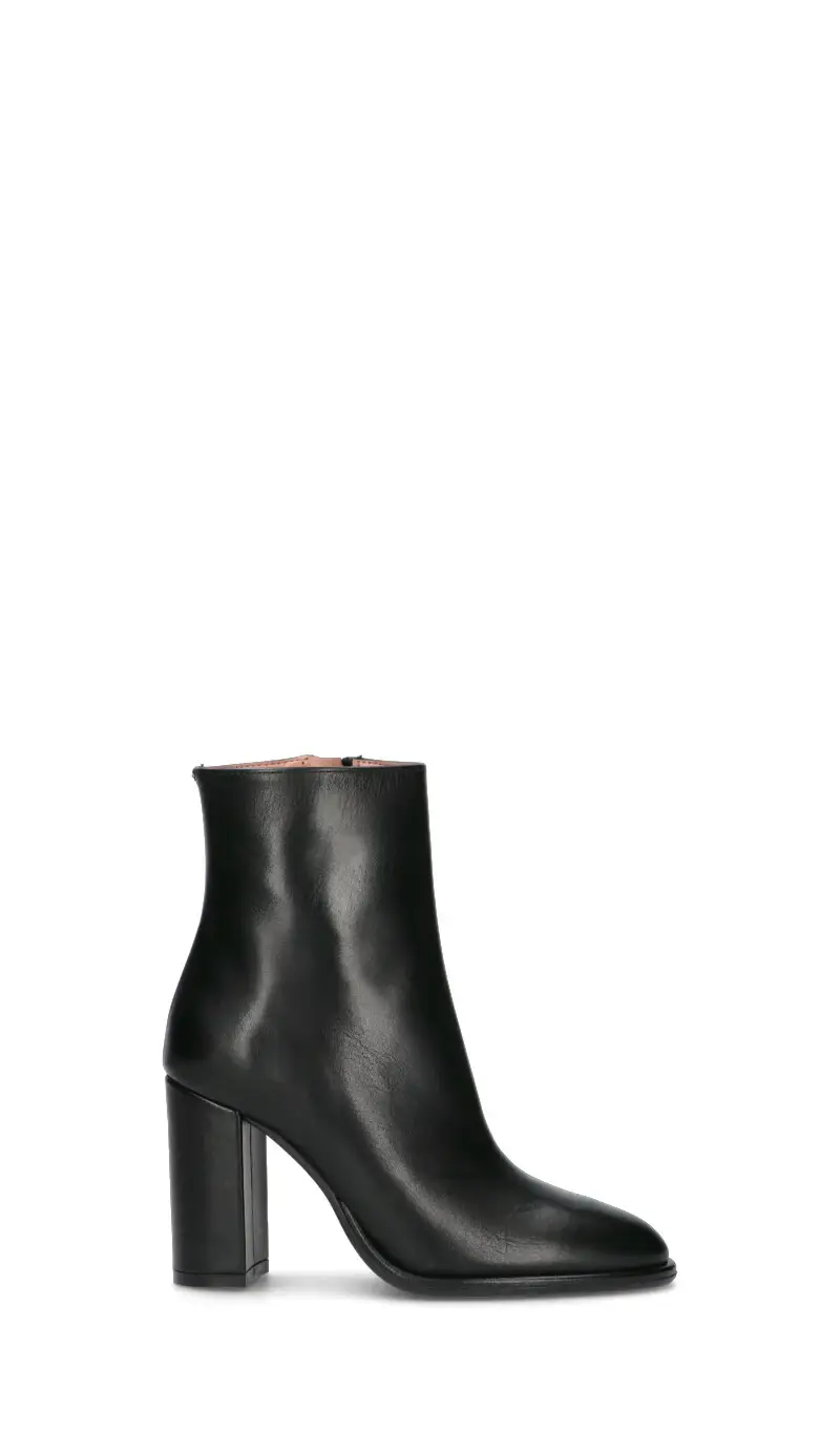 Tronchetto donna nero in pelle Vario