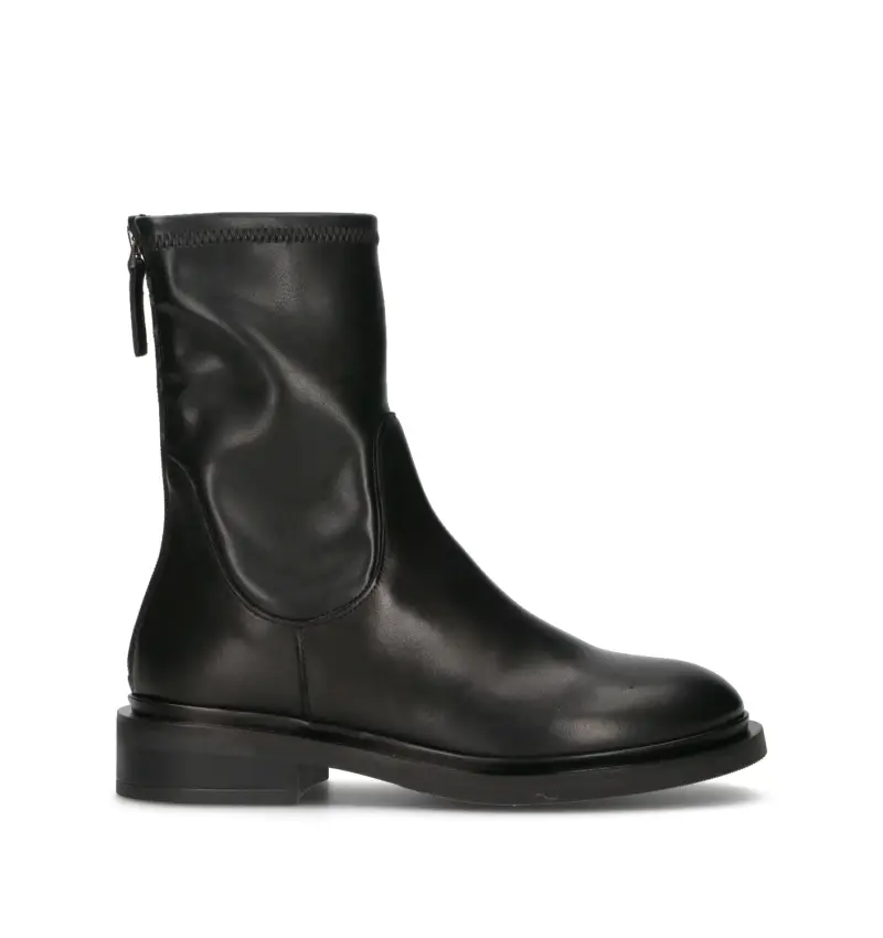 Tronchetto donna nero in pelle Vario