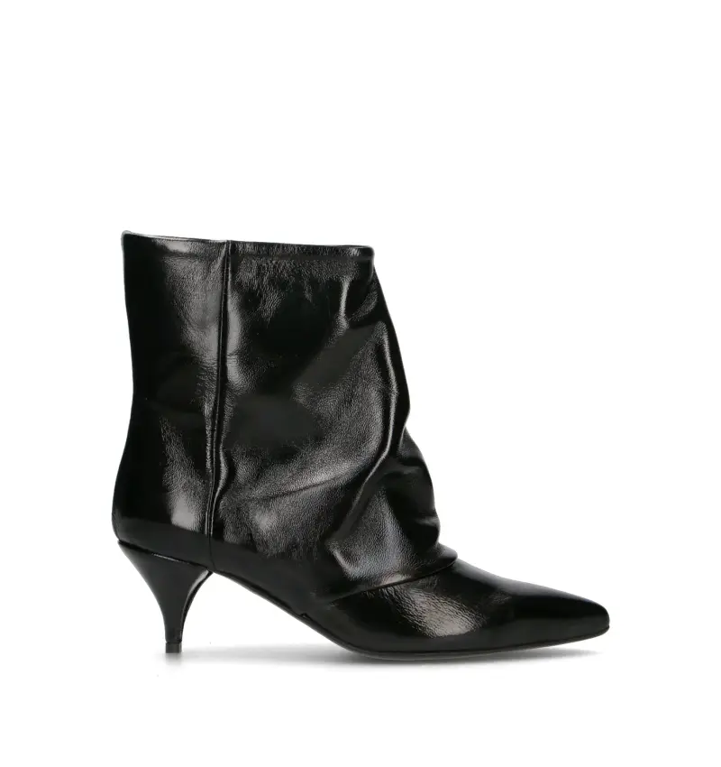 Tronchetto donna nero in pelle Vario