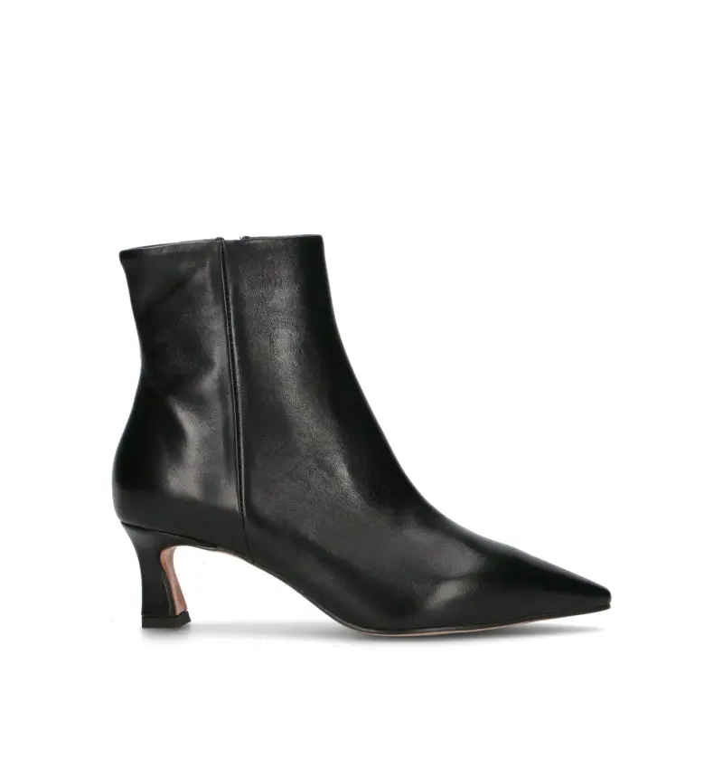 Tronchetto donna nero in pelle Vario