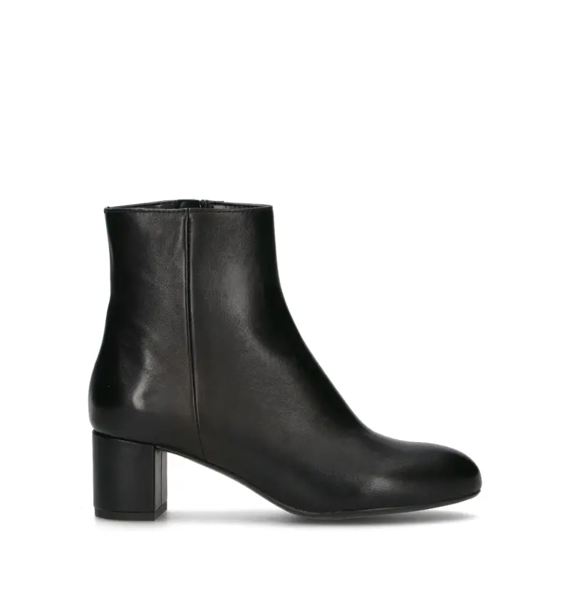 Tronchetto donna nero in pelle Vario