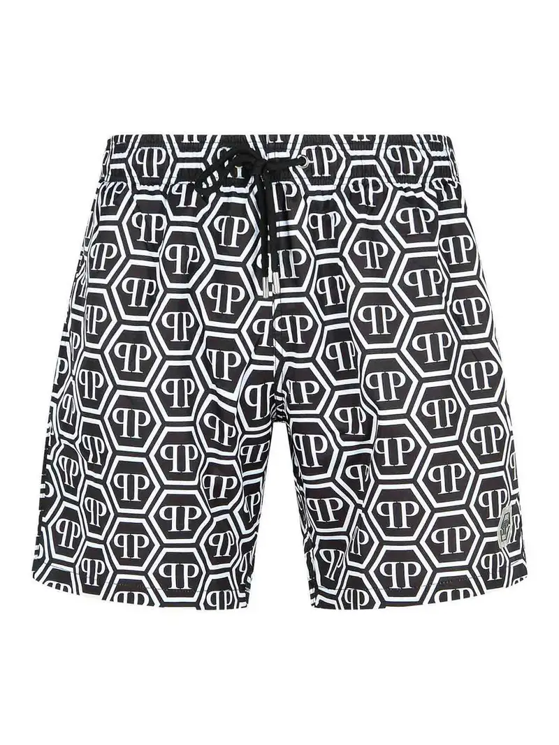 Costume da bagno in poliestere nero