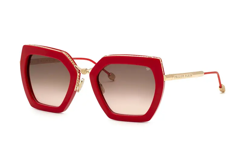 Philipp Plein Occhiali da sole Donna Rosso 832932