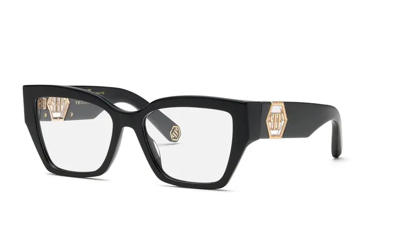 Philipp Plein Donna VPP164 PLEIN CAPTURE  700 Montature da vista Acetato Nero  Squadrata