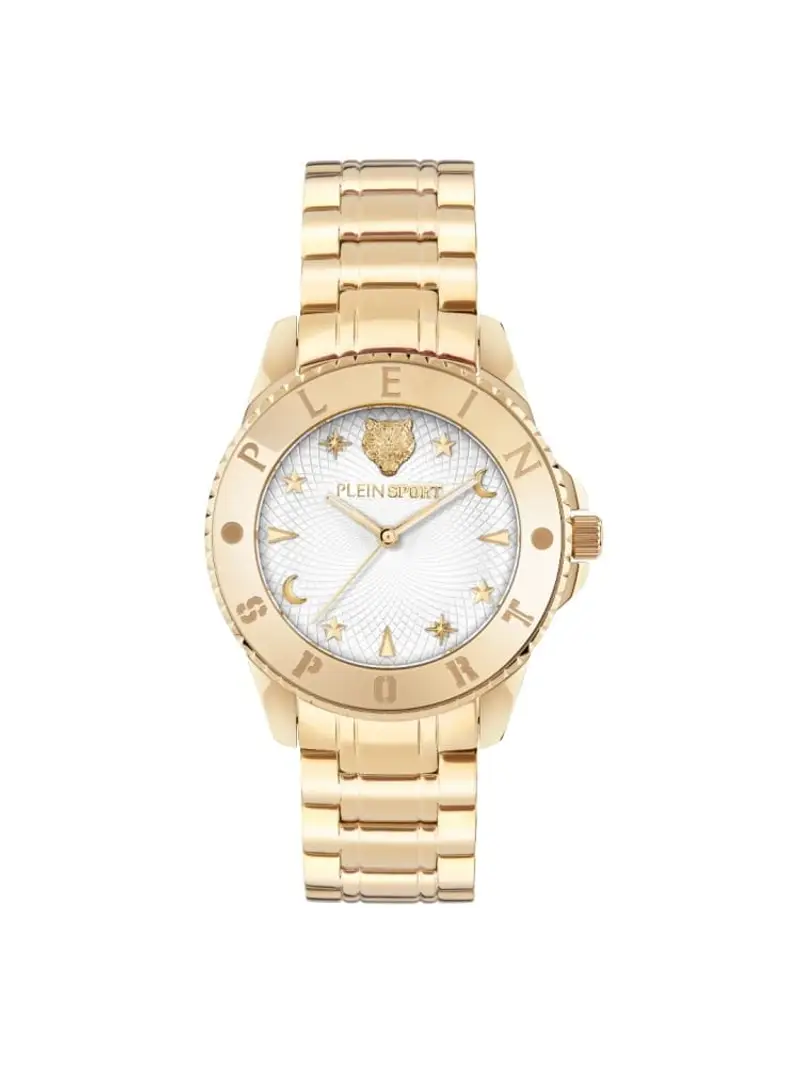 orologio psw glam 3h 40mm wht gold ss brac