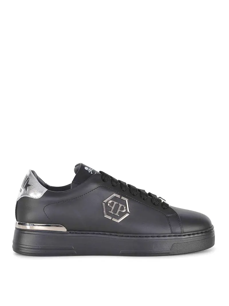 Sneaker in pelle Nero