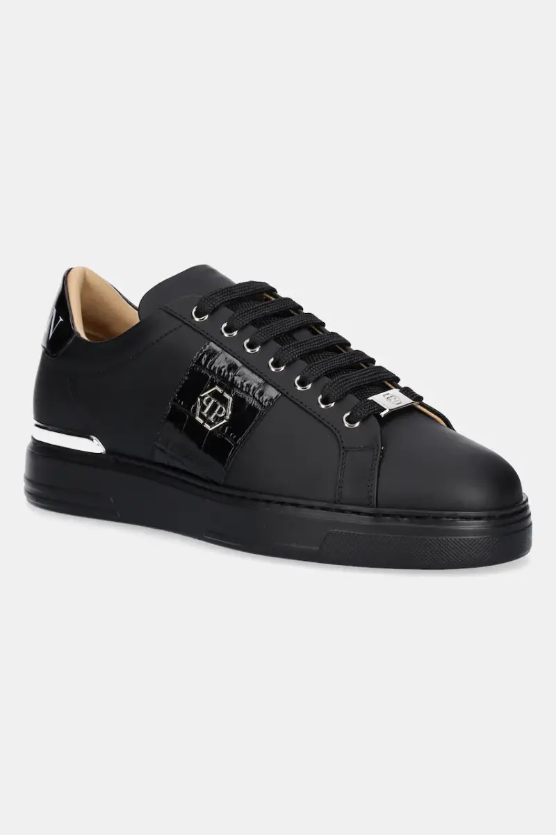 sneakers in pelle Band In uomo colore nero USC0664.PLE010N.0202