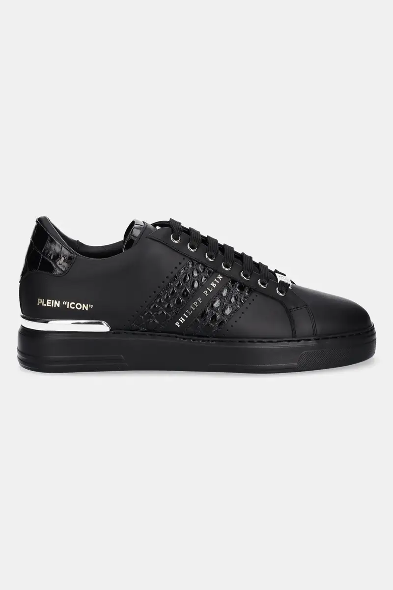 sneakers in pelle Plein Icon uomo colore nero USC0809.PLE075N.0202 miniatura 2