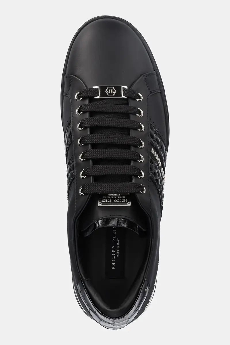 sneakers in pelle Plein Icon uomo colore nero USC0809.PLE075N.0202 miniatura 4