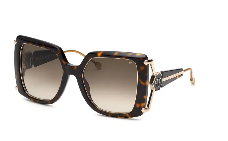 Philipp Plein  SPP121S PLEIN QUEEN  722 Occhiali da sole   Verde   Sfumato