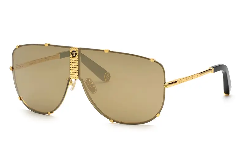 Philipp Plein Occhiali da sole Uomo Oro 832663