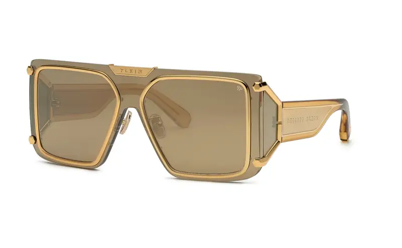 Philipp Plein Occhiali da sole Uomo Oro 833047