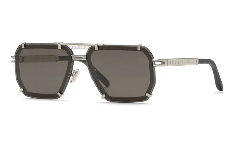 Philipp Plein Occhiali da sole Uomo Platino 834178