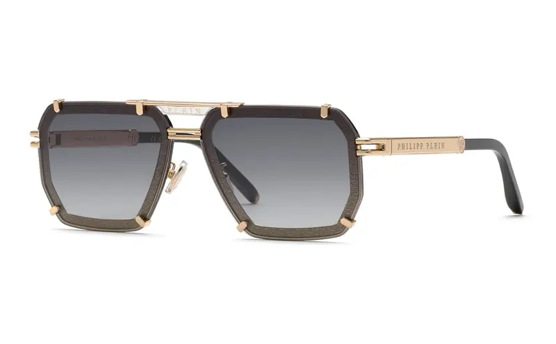 Philipp Plein Occhiali da sole Uomo Oro 834177