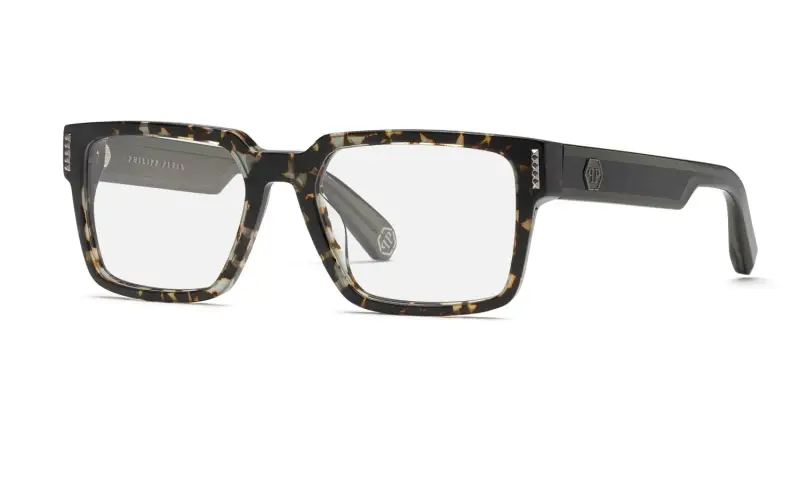 Uomo VPP193M 03KA Montature da vista Acetato Havana Squadrata