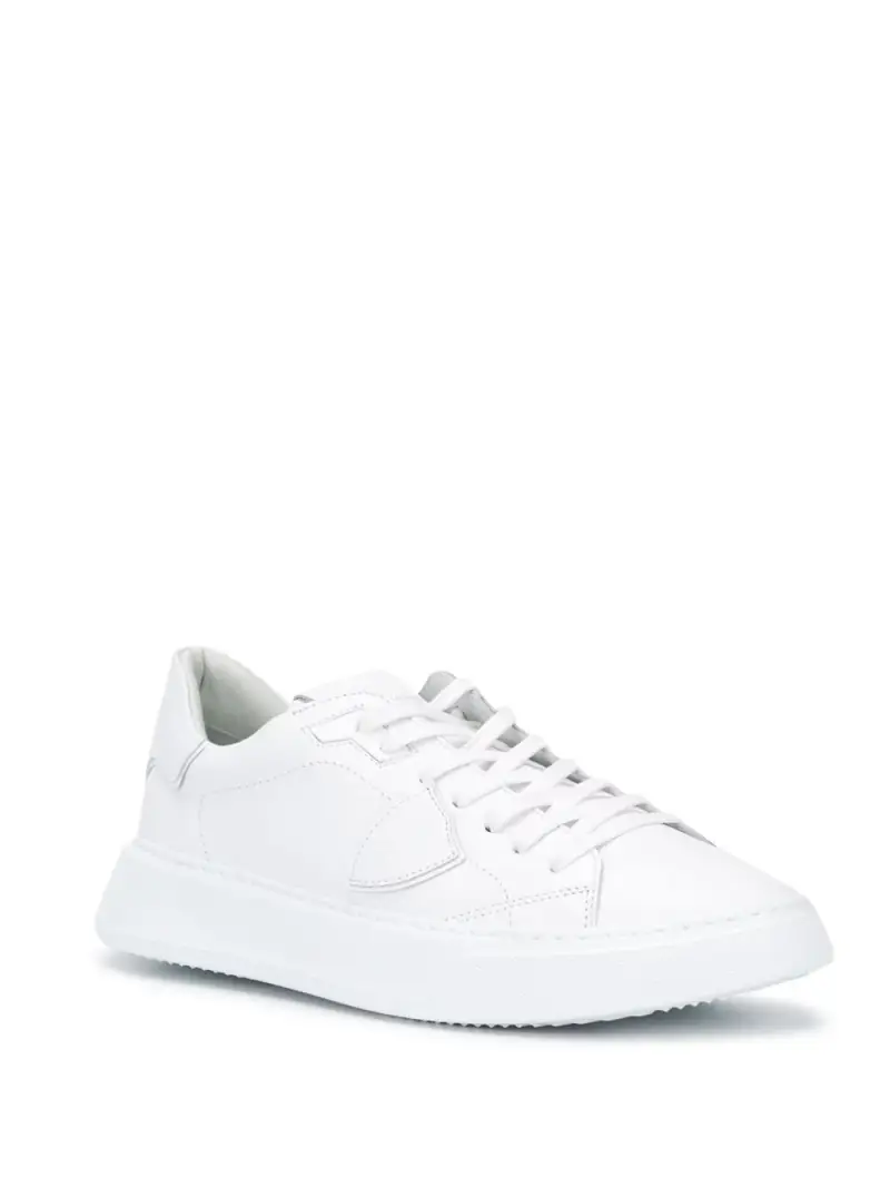 Philippe Model Paris Sneakers Uomo Bianche in Pelle miniatura 2