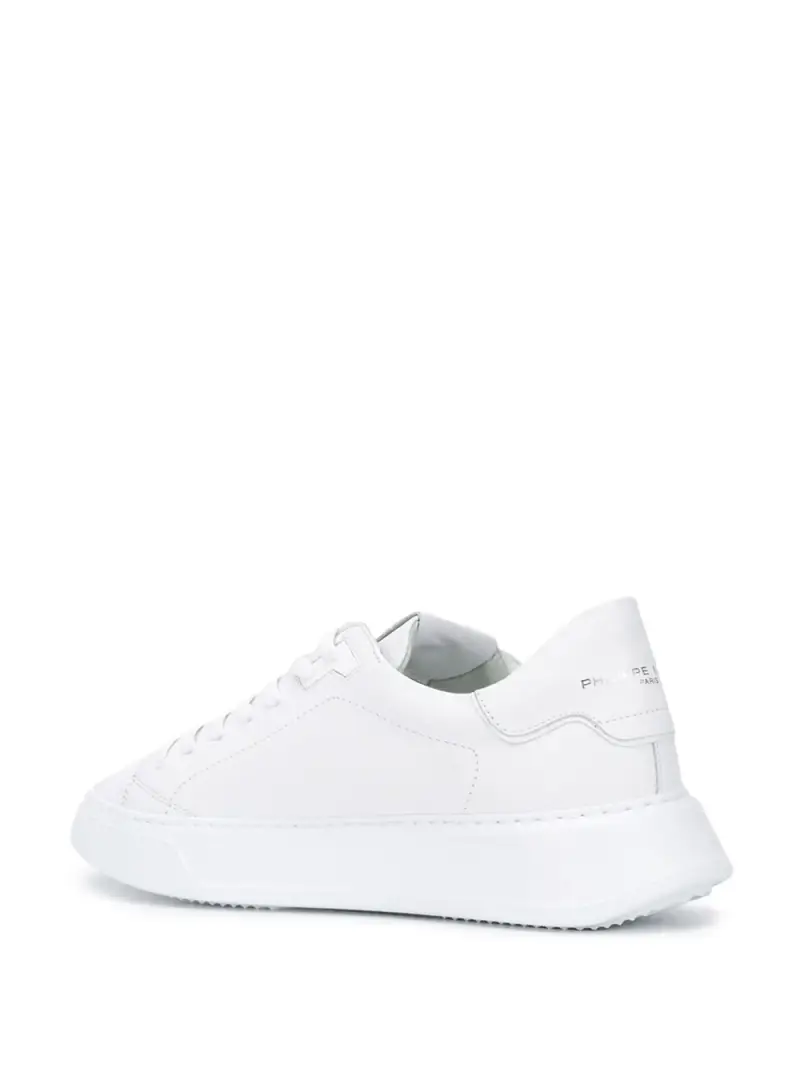 Philippe Model Paris Sneakers Uomo Bianche in Pelle miniatura 3