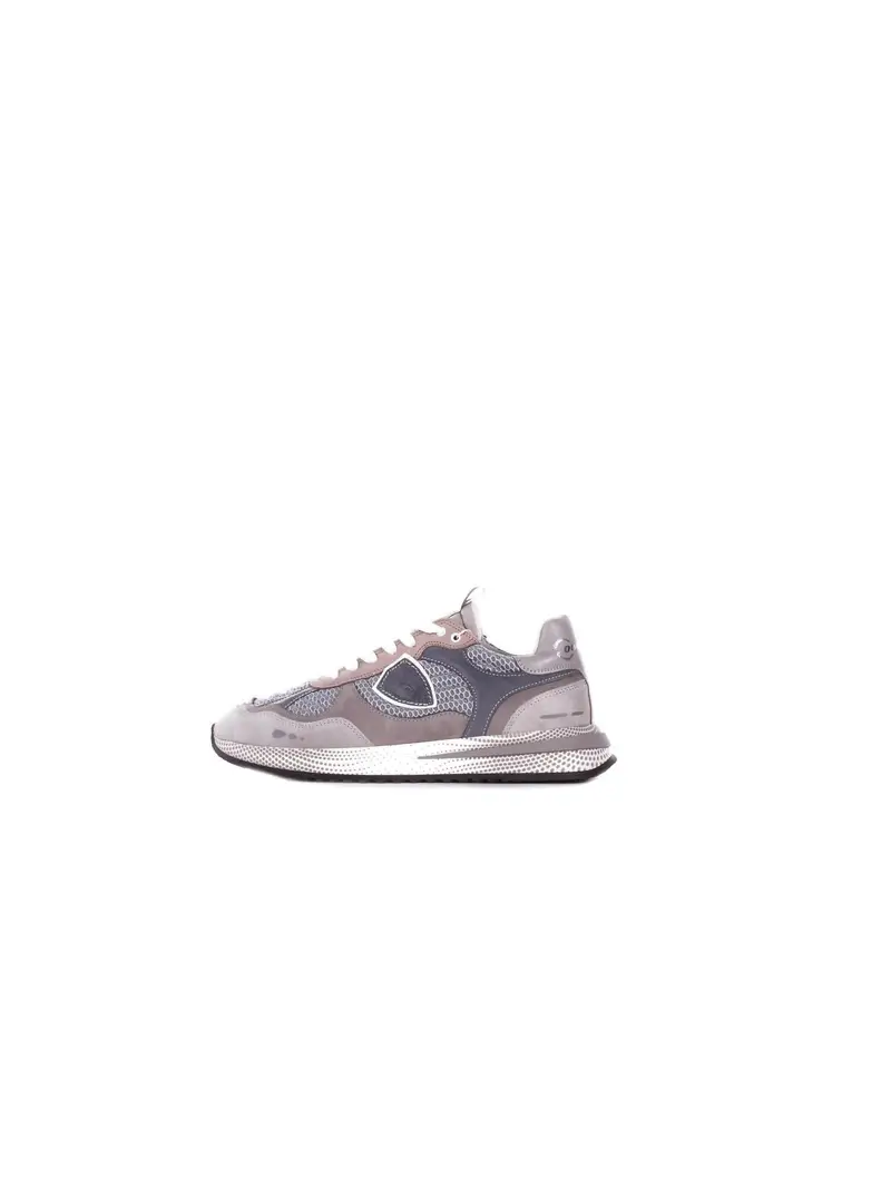 Sneakers Uomo PHILIPPE MODEL PARIS Bianco grigio Olympique low