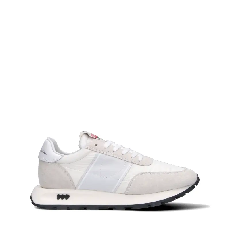 Sneaker donna bianca in pelle Vario