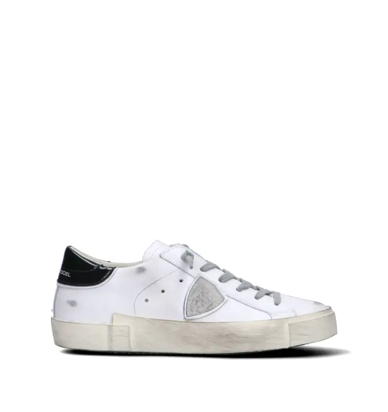 Sneaker donna bianca in pelle Vario