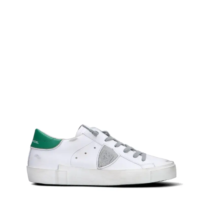 Sneaker donna bianca in pelle Vario