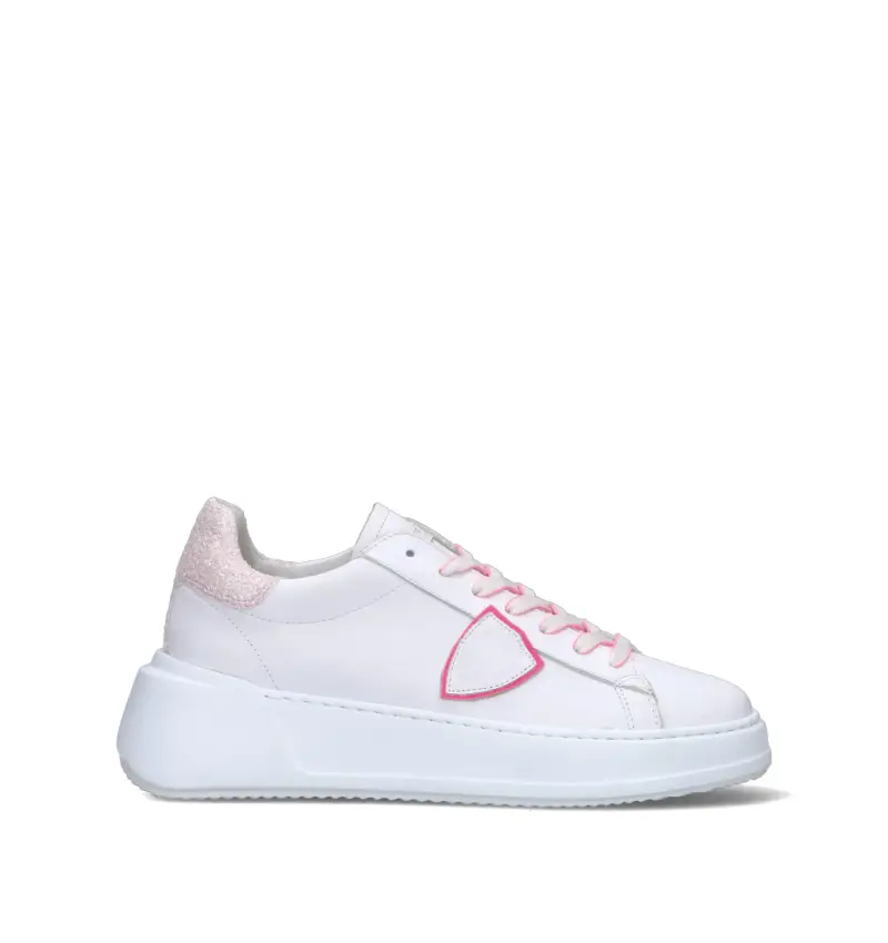Sneaker donna bianca/rosa Vario