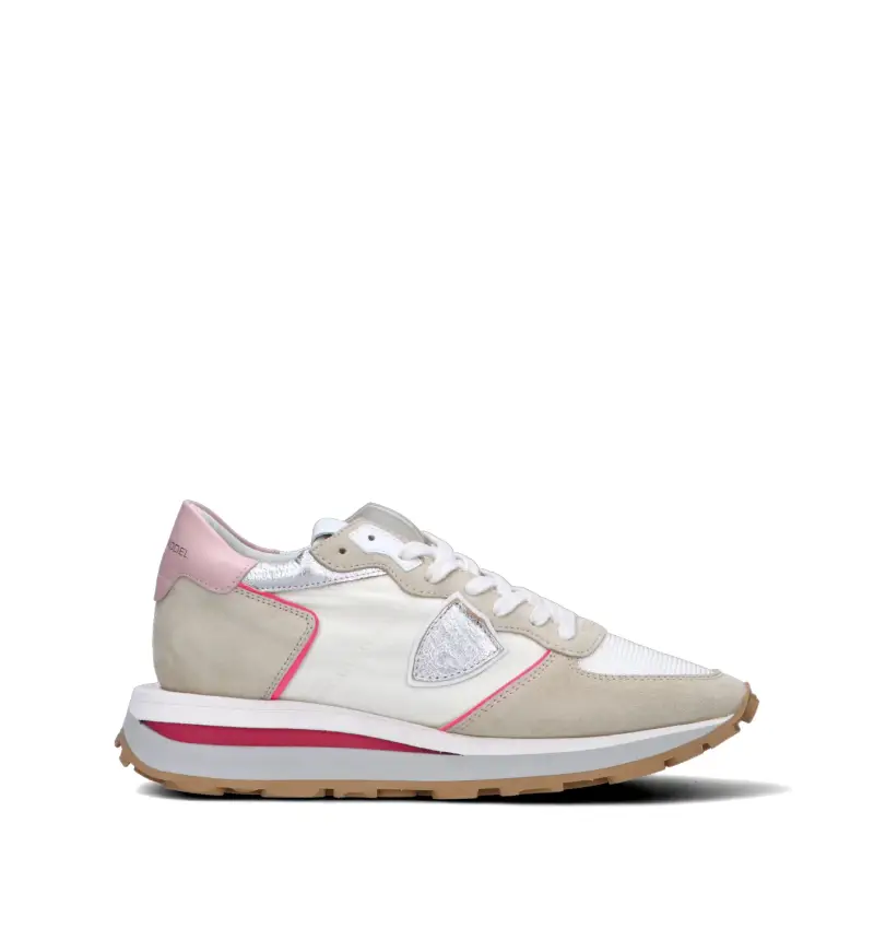 Sneaker donna bianca/rosa Vario