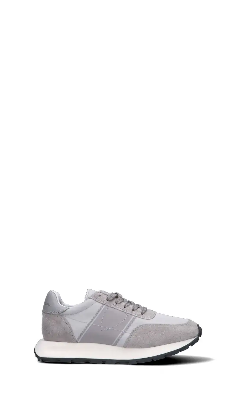 Sneaker donna grigia in suede Vario