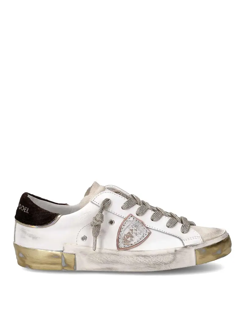 Sneaker Donna Prsx Bassa Bianco Nero